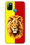 Infinix Smart 5 Case Silicone Tioserisi Patterned Illustrated - Lion with Yellow Red Piece