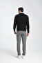 Men's Winter Regular Fit Polo Neck Basic Sweatshirt - 4