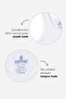 Boy's Oval Collar Organic Cotton Undershirt 3 Pack White - 2