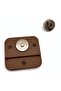 Milk Coffee 5X4.5 cm Magnetic Matte Lock - 2