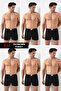 6 Pack Cotton Men's Curled Waist Opened Boxer 2302