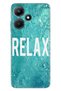Infinix Hot 30I Case Silicone Patterned Full Protection Cover Relax Marble