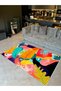 Barcelona Collection Multicolored Toucan Parrots Patterned Modern Decorative Carpet Barcelona69