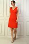 V-Neck Classic Short Dress Slim Fit - 3