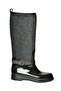 T 858725204   Black Felt Fabric Detailed Rain Boots - 7