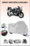 Rear Bag and Lock Compatible Grey Motorcycle Tarpaulin for Honda Cbr 954 Rr, Secure