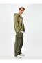 Seasonal Jacket Hooded Zipper Pocket Detailed Label Printed