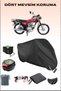 Black Steel Motor Rear Bag and Lock Compatible Motorcycle Tarpaulin for Victory 125, Safe
