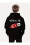 Turkey Printed Children's Hooded Sweatshirt - 2