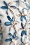 Women's Blue Flower Pattern Tulle and Sequin Sewing Design Cotton Sweatshirt - 2