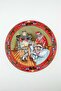 Red X'Mas Porcelain Service / Wall Plate