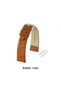 R4147 Genuine Leather Strap - Tan - 18mm Compatible - Patterned and Stylish Design - Unisex - 4