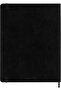 Black Soft Cover 12 Months Weekly Agenda - XL Size 19X25 - 2