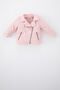 Baby Girl Water Repellent Faux Leather Jacket Coat Z1357A223Sp - 5