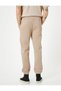 Jogger Sweatpants with Lace Waist and Pocket Detail - 4