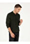 Khaki Regular Fit Wool Blend Polo Neck Knitwear Sweater 50279605-Vr027