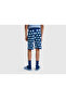 Men's Mix Fruit Patterned Cotton Knitwear Shorts - 3