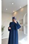 Women's Oversize Casual Denim Jeans Hijab Dress - 2
