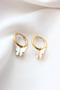 316L Stainless Steel Earrings - Mother of Pearl Stone Butterfly Steel Earrings - Anti Tarnish Earrings - 3