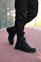 Men's Black Zippered Boots 0012699 - 5