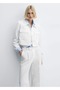 Crop Fabric Jacket with Pockets
