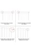 Brown Pleatless Extra Foam Plain Plantation Background Curtain Single Wing 9249 - 8