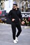 Gyb - Unisex Hooded 3 Thread Winter Thick Basic Tracksuit Set - 2