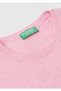 Women's Pink Crew Neck 100% Merino Sweater - 6