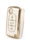 Peugeot 107 206 207 307 308 406 Citroen Xsara Picasso C2 C3 C4 C5 C6 C8 Case White Gold 1St Quality