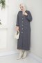Women's Chain Knit Full Length Cardigan - 5