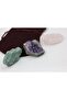 Amethyst - Aventurine - Pink Quartz Natural Stone Raw Mass (30/45 Gr) (with Certificate) - 2