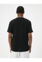 Printed T-Shirt Slim Fit Short Sleeve Crew Neck Cotton - 4