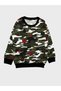 Boy's Cotton Raised Green Camouflage Soldier Print Long Sleeve Winter Pajamas Set - 5