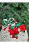 Luxury Design Ornate Large Metal Candy Cane Brooch Layered Bow Christmas Christmas Brooch Automatic - 3