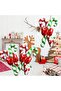Red Green Walking Stick Foil Balloon Christmas Foil Balloon - 6