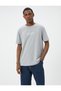 Cotton Slim Fit T-Shirt - Slogan Printed, Short Sleeve, Crew Neck - 3