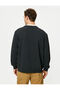 Basic Sweater Crew Neck Fabric Detailed Long Sleeve - 4