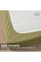 King-striped Fitted Sheet Set - Premium And Durable Quality, Deep Pocket For A Perfect Fit - 6