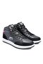 Casual Comfortable Lace-Up Sneaker Black-White Shoes