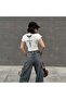 White Gothic Dragon Slayer Short Sleeve Crop