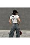 White Gothic Dragon Slayer Short Sleeve Crop - 4