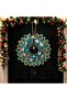 Christmas Party Door Ornament Wreath Shaped Foil Balloon - 4