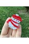 Imported Luxury Pearlescent Bright Bone Trend Christmas Decorated with Stones Christmas Snowman Clothespin Buckle - 2
