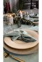 Pearl Velvet Textured Mint Green Tablecloth (Napkins Not Included) - 3
