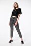 Breman Smoked High Waist Soft Touch Comfortable Cut Mom Jean Jeans - 3