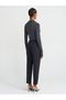 71581 Curved Leg Straight Fit Pantalon-Anthracite - 2