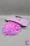 1000 Pieces Soft Matte Colored Thick Little Girl's Rubber Buckle Set - Elastic Durable Hair Braid Rubber - 3