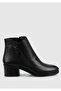 Black Leather Women's Boots