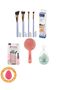 Hair Brush Mermaid Daily Makeup Brush Set Egg Sponge Eyebrow and Eyelash Shaping Set