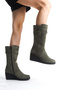 Genuine Leather Wide Calf Women's Long Boots Sizes 35 to 41-42-43-44